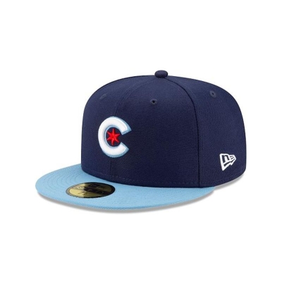 Chicago Cubs Gorra | New Era MLB City Connect 59fifty Fitted Cap Mexico - Azules